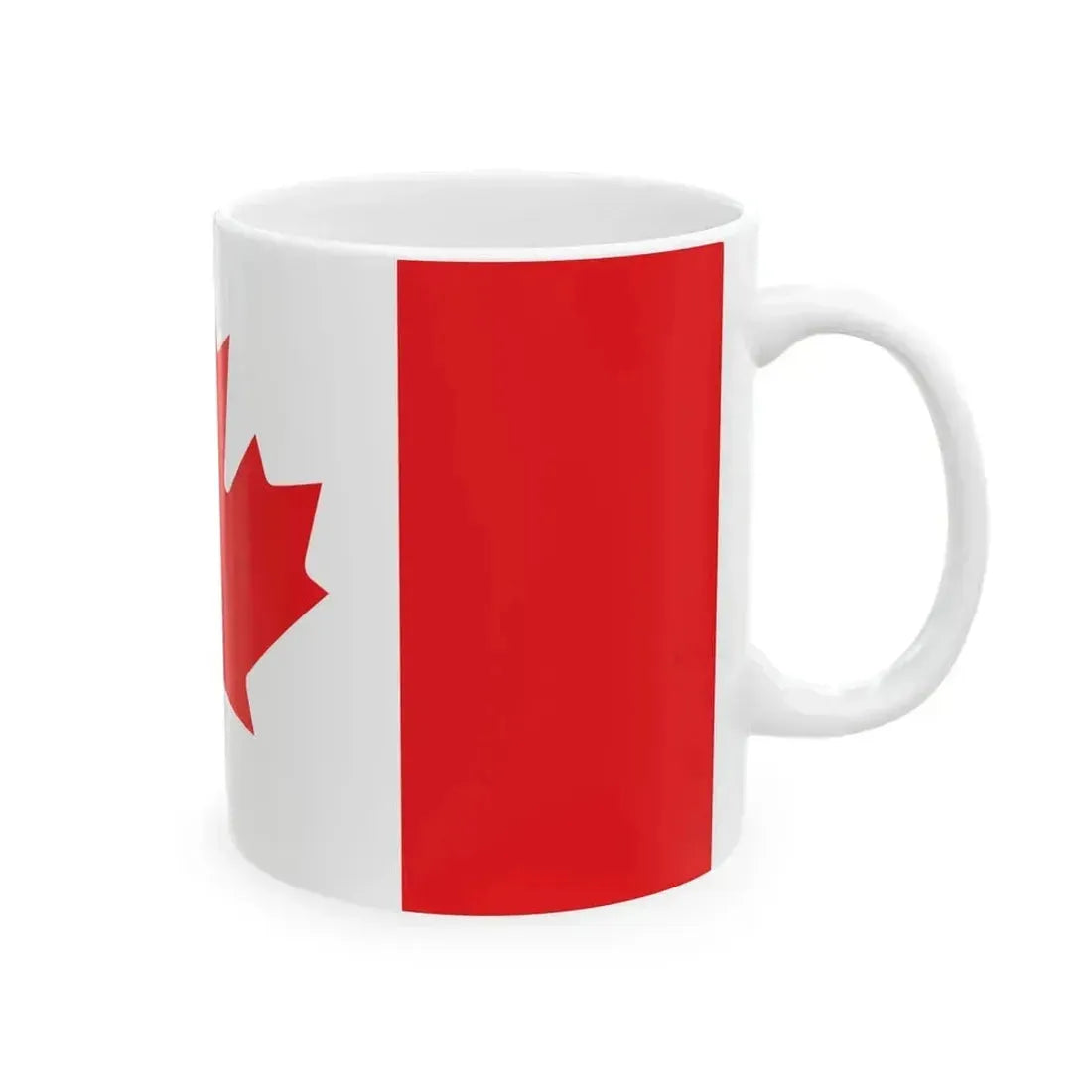 Flag of Canada official government version (Canada) White Coffee Mug - Go Mug Yourself