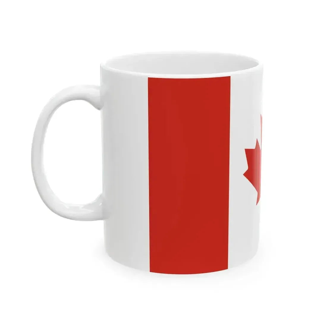 Flag of Canada Pantone 3-2 (Canada) White Coffee Mug - Go Mug Yourself