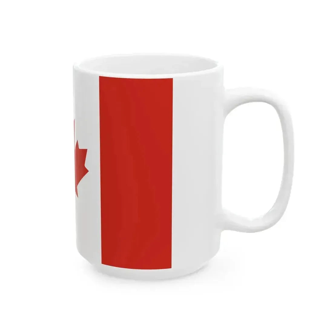 Flag of Canada Pantone 3-2 (Canada) White Coffee Mug - Go Mug Yourself
