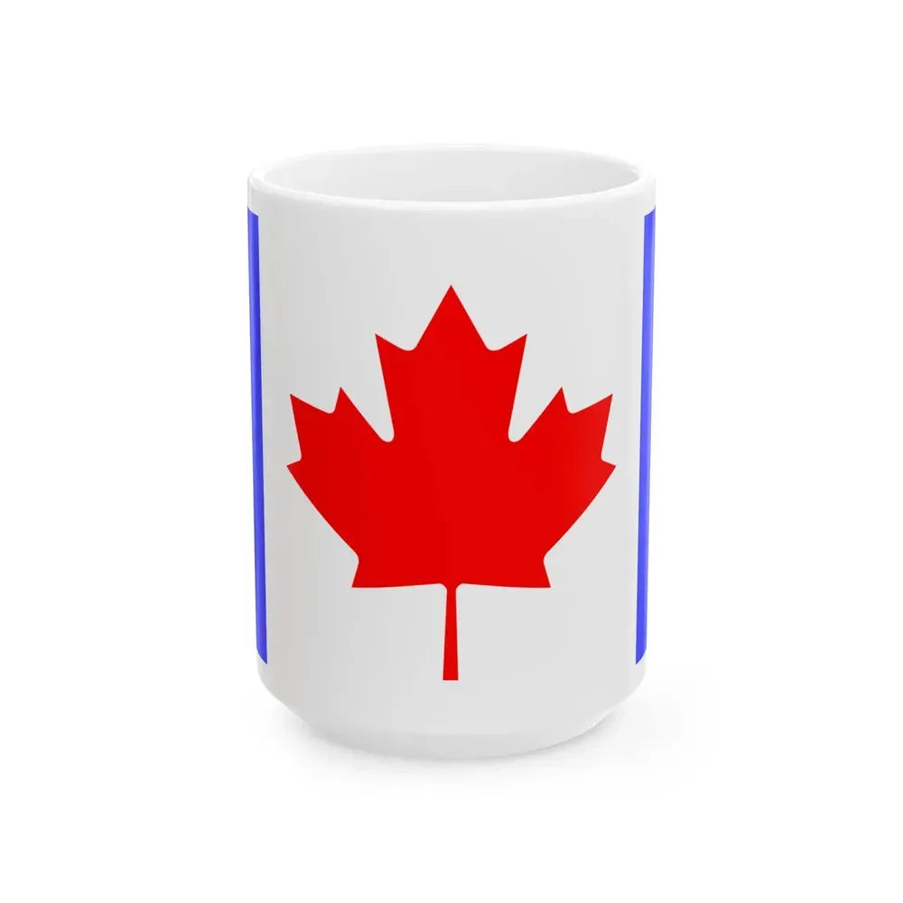 Flag of Canadian History (Canada) White Coffee Mug 15oz - Go Mug Yourself