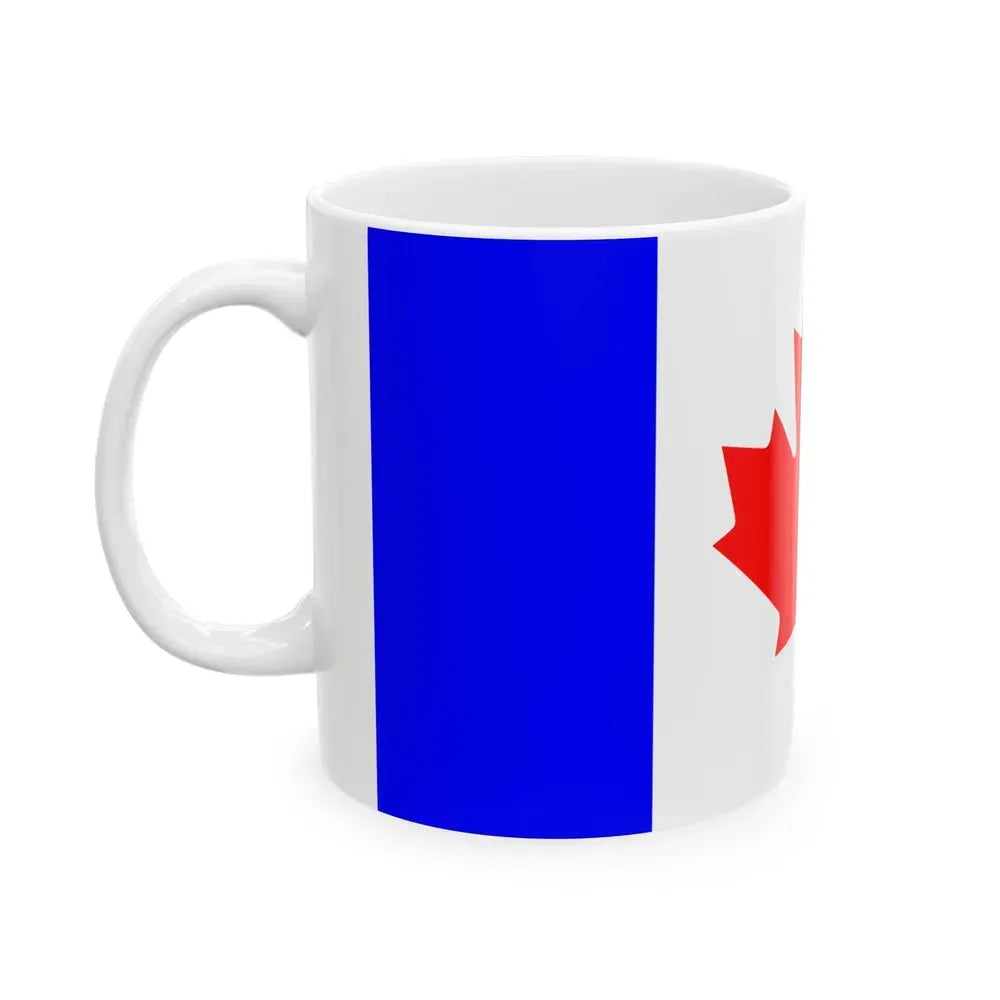 Flag of Canadian History (Canada) White Coffee Mug - Go Mug Yourself