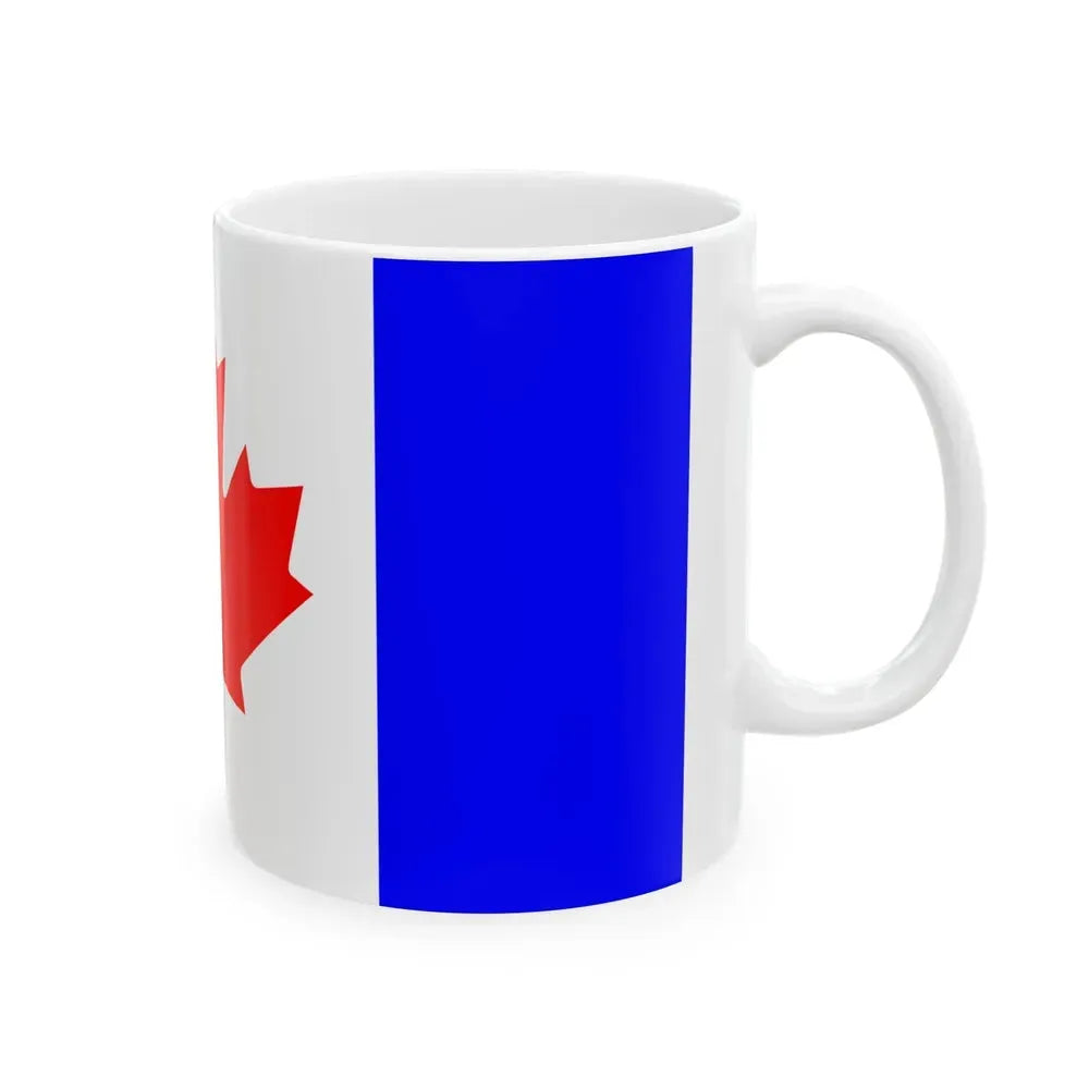 Flag of Canadian History (Canada) White Coffee Mug - Go Mug Yourself