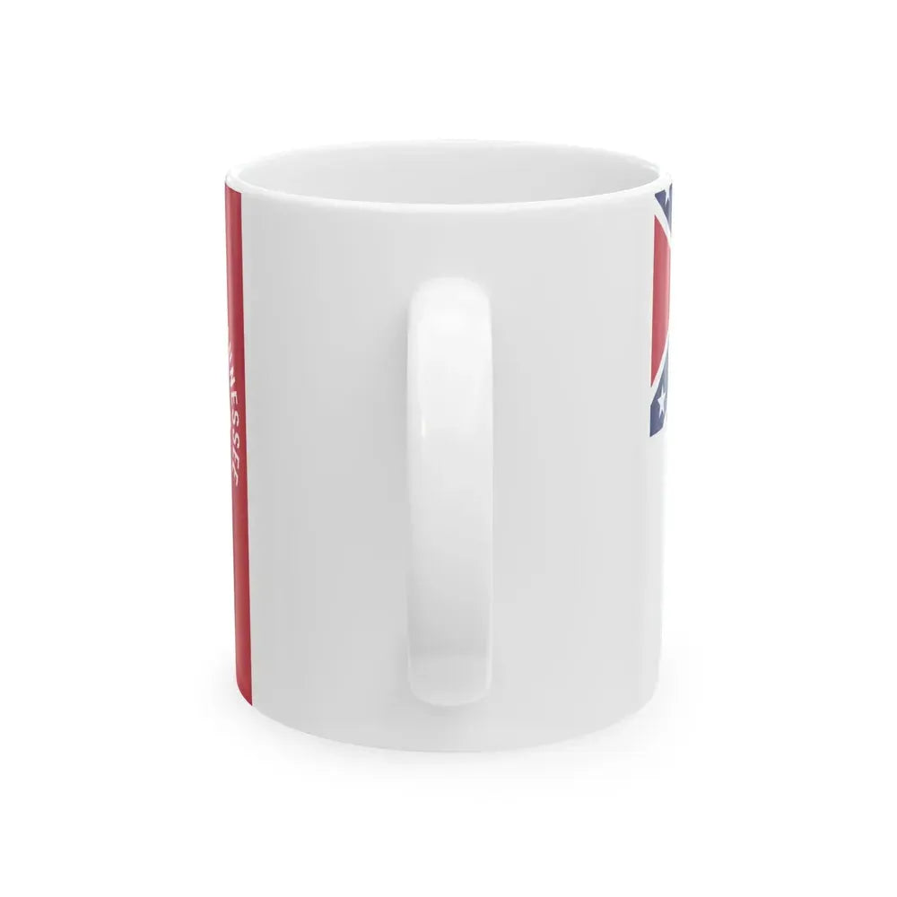 Flag of Cannon County Tennessee (United States) White Coffee Mug - Go Mug Yourself