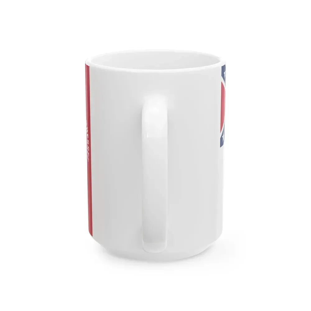 Flag of Cannon County Tennessee (United States) White Coffee Mug - Go Mug Yourself
