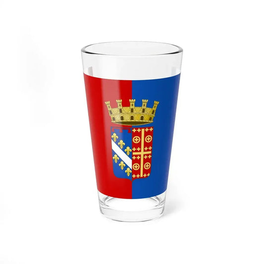 Flag of Canosa di Puglia (Italy) Pint Glass 16oz 16oz - Go Mug Yourself