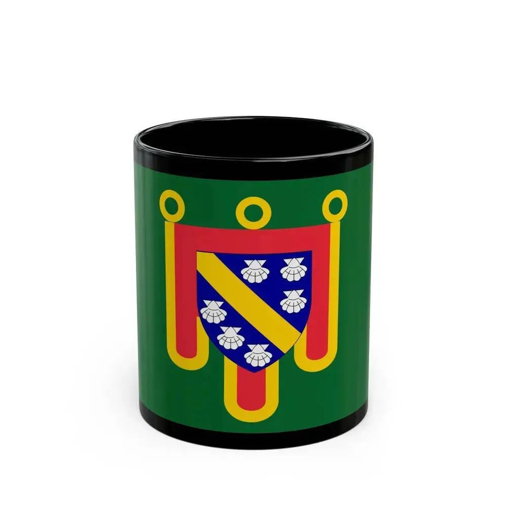 Flag of Cantal France 2 - Black Coffee Mug 11oz - Go Mug Yourself