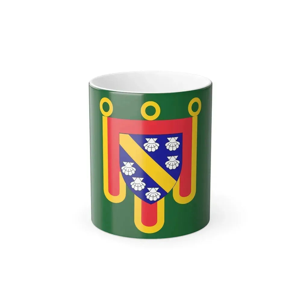 Flag of Cantal France 2 - Color Changing Coffee Mug 11oz - Go Mug Yourself