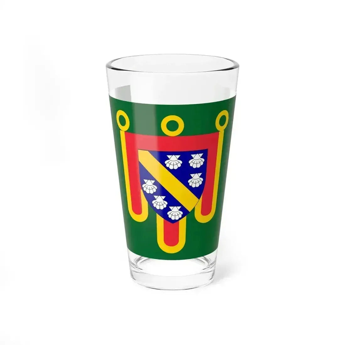 Flag of Cantal France 2 - Pint Glass 16oz 16oz - Go Mug Yourself