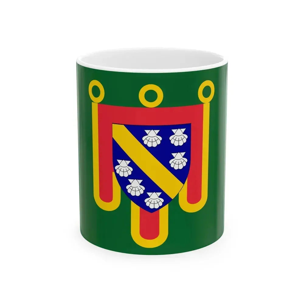 Flag of Cantal France 2 - White Coffee Mug 11oz - Go Mug Yourself