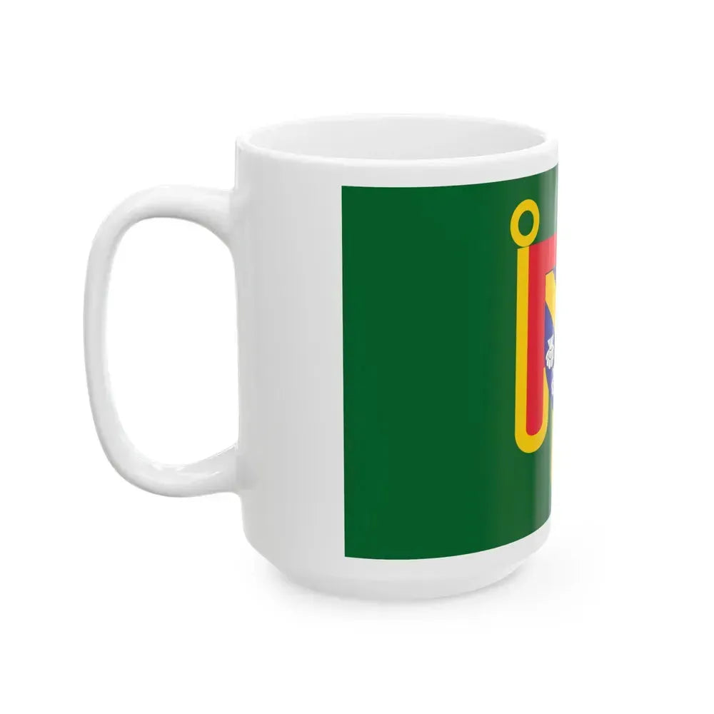 Flag of Cantal France 2 - White Coffee Mug - Go Mug Yourself