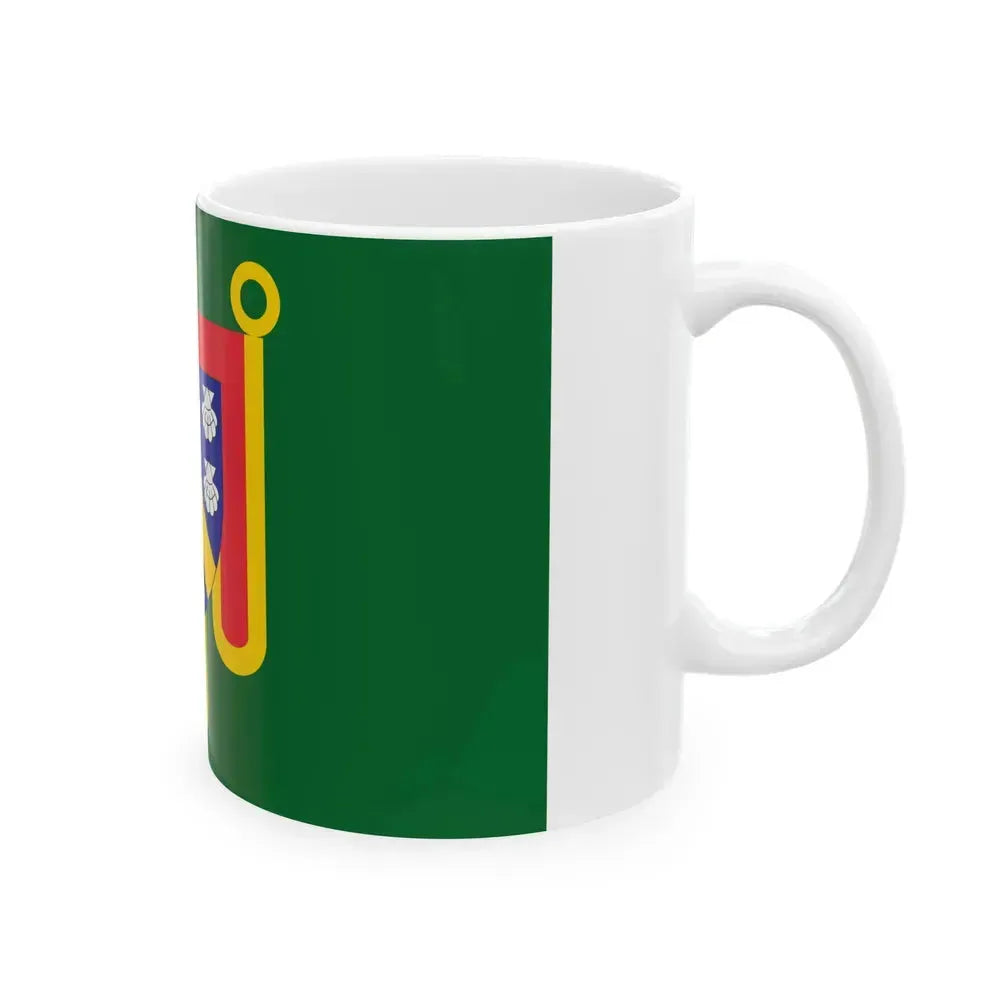 Flag of Cantal France 2 - White Coffee Mug - Go Mug Yourself