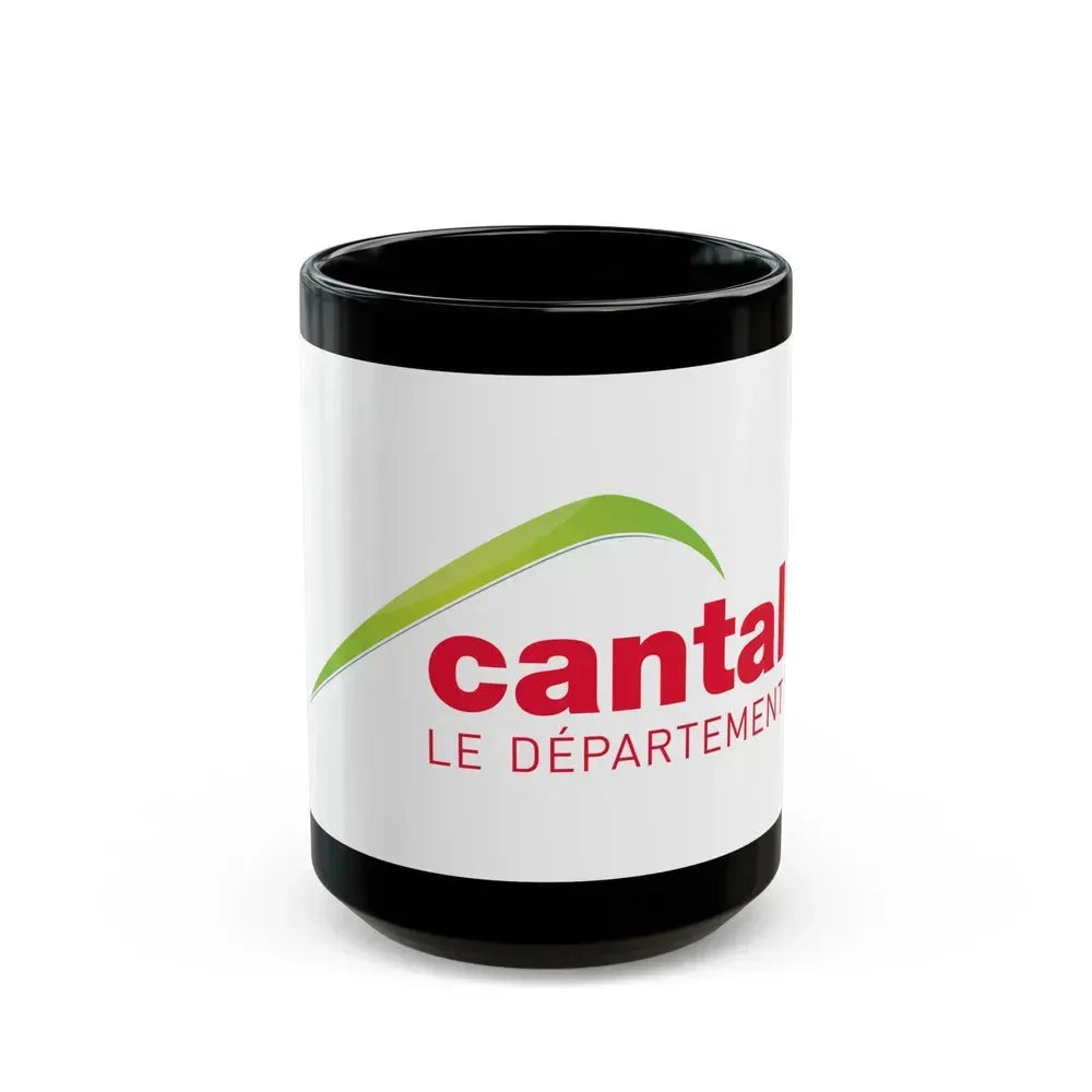 Flag of Cantal France - Black Coffee Mug 15oz - Go Mug Yourself
