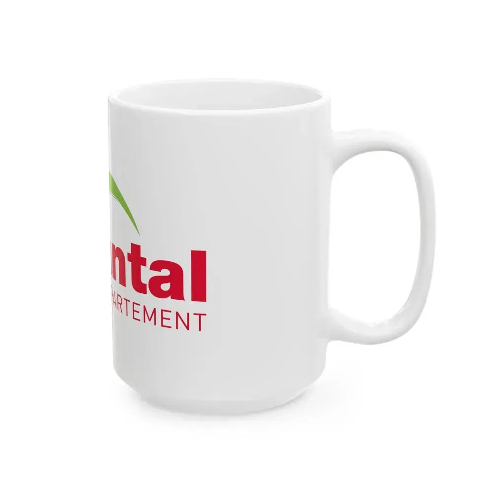 Flag of Cantal France - White Coffee Mug - Go Mug Yourself