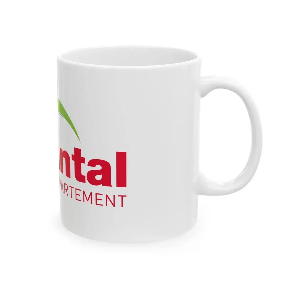 Flag of Cantal France - White Coffee Mug - Go Mug Yourself