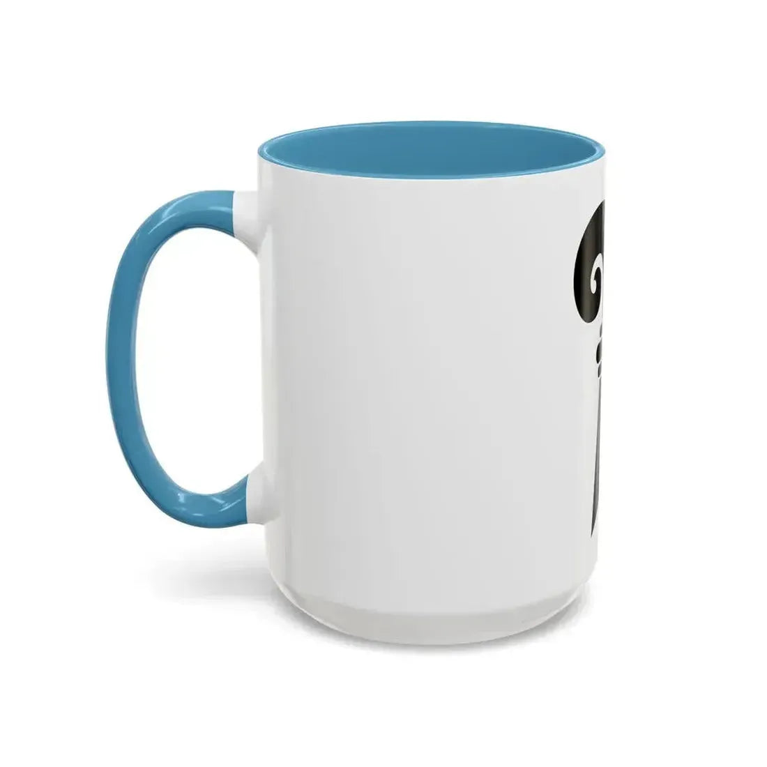 Flag of Canton of Basel Switzerland - Accent Coffee Mug - Go Mug Yourself