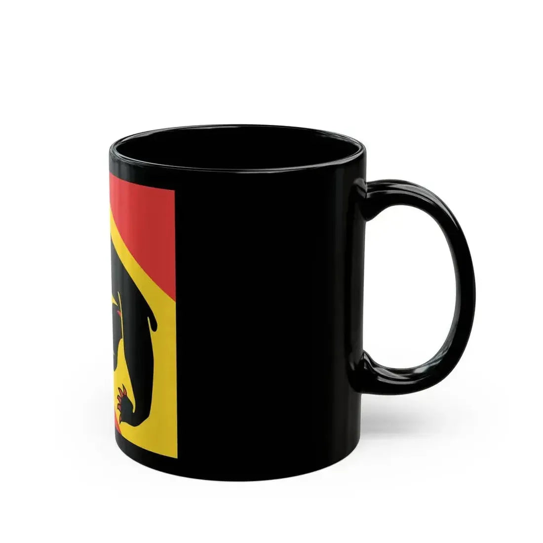 Flag of Canton of Bern Switzerland - Black Coffee Mug - Go Mug Yourself