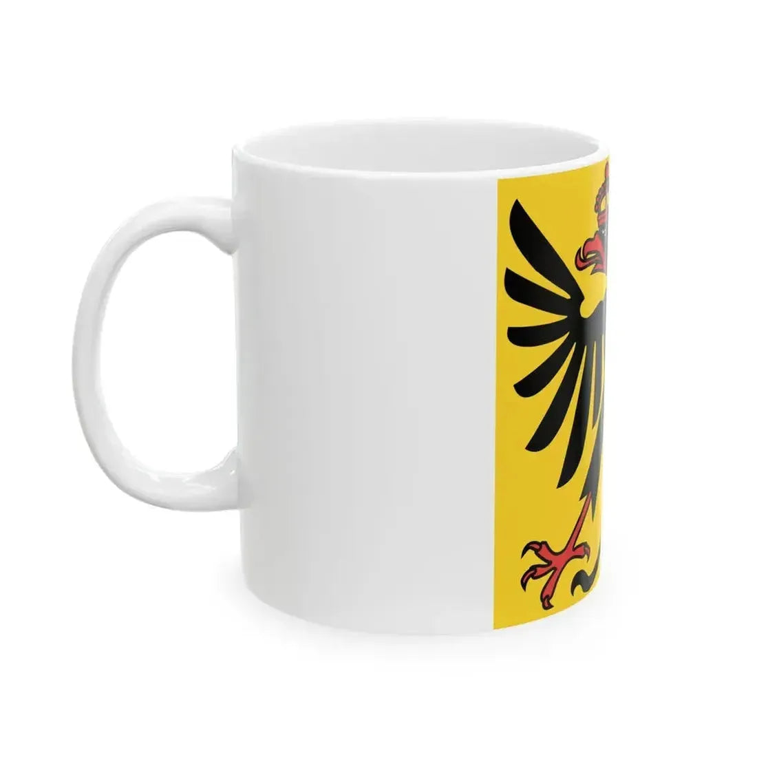Flag of Canton of Geneva Switzerland - White Coffee Mug - Go Mug Yourself