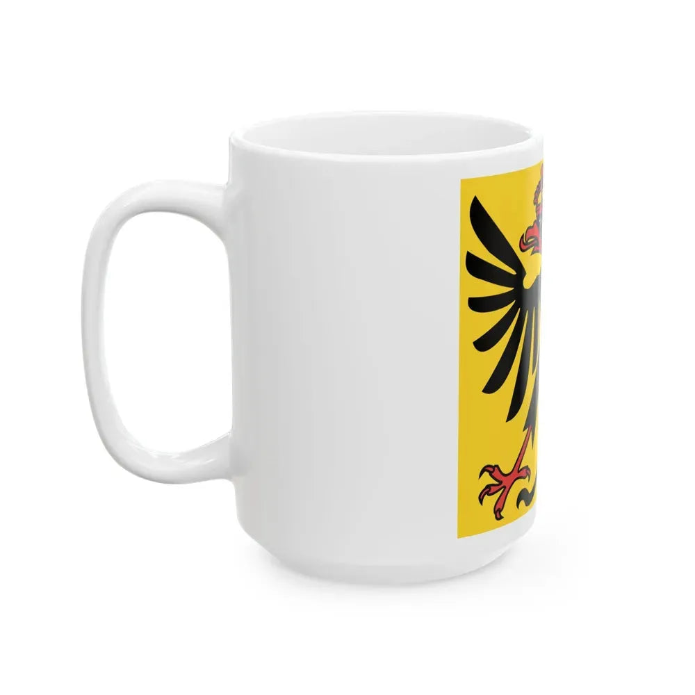 Flag of Canton of Geneva Switzerland - White Coffee Mug - Go Mug Yourself
