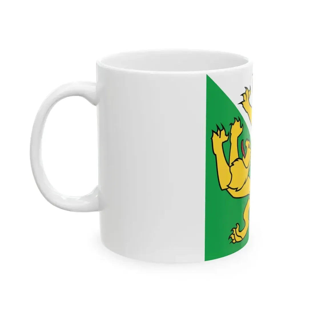 Flag of Canton of Thurgau (Switzerland) White Coffee Mug - Go Mug Yourself