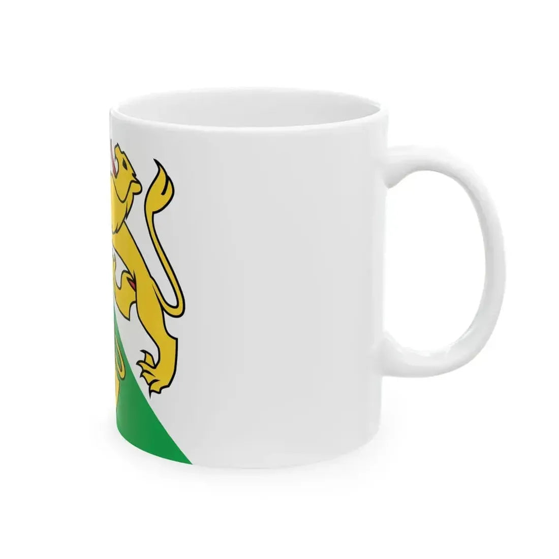 Flag of Canton of Thurgau (Switzerland) White Coffee Mug - Go Mug Yourself