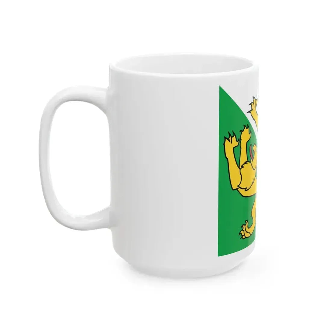 Flag of Canton of Thurgau (Switzerland) White Coffee Mug - Go Mug Yourself