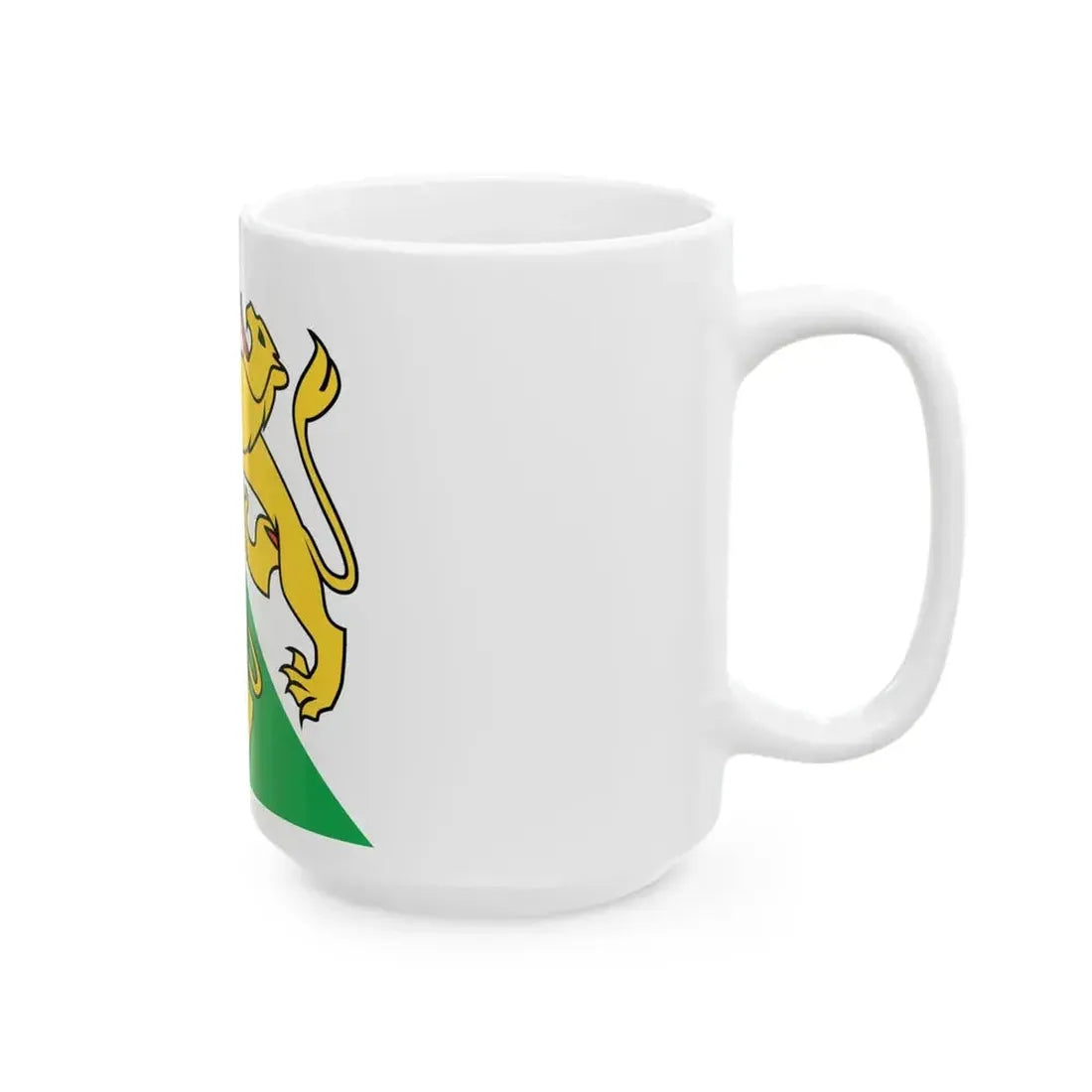 Flag of Canton of Thurgau (Switzerland) White Coffee Mug - Go Mug Yourself
