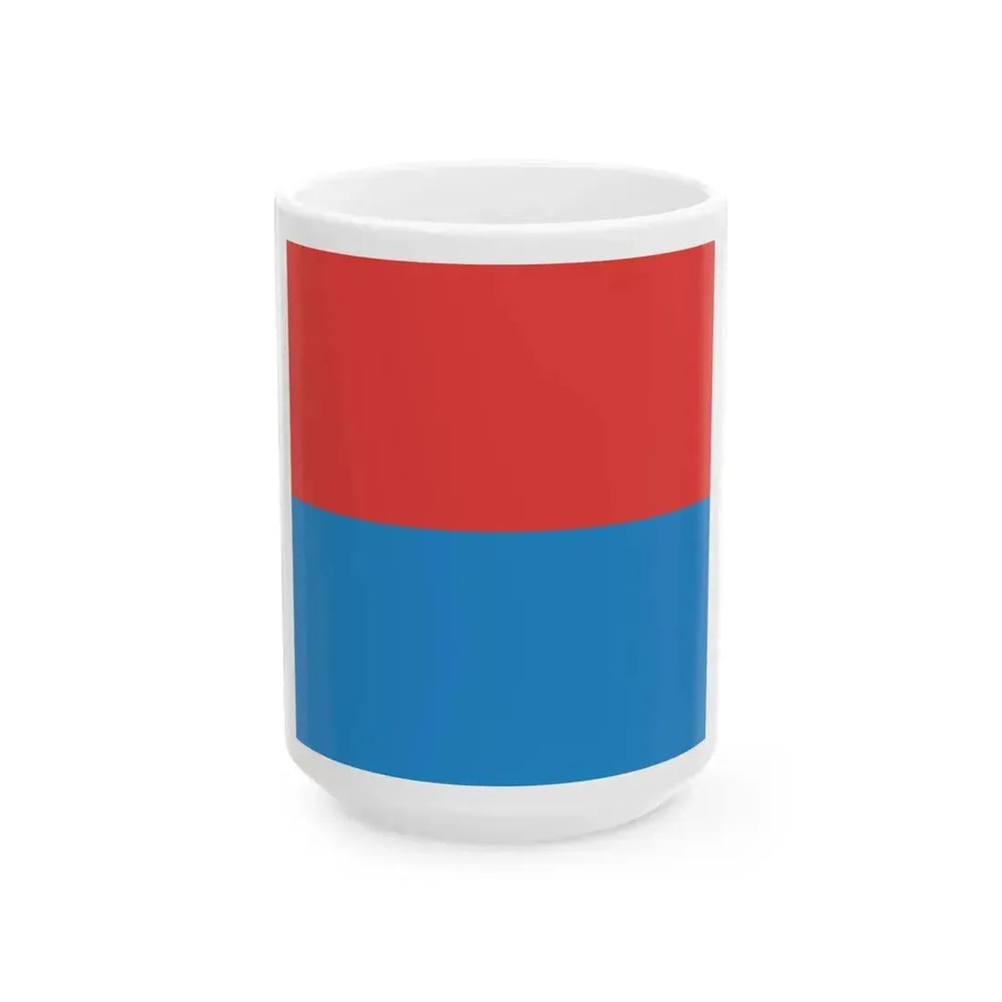 Flag of Canton of Ticino (Switzerland) White Coffee Mug 15oz - Go Mug Yourself