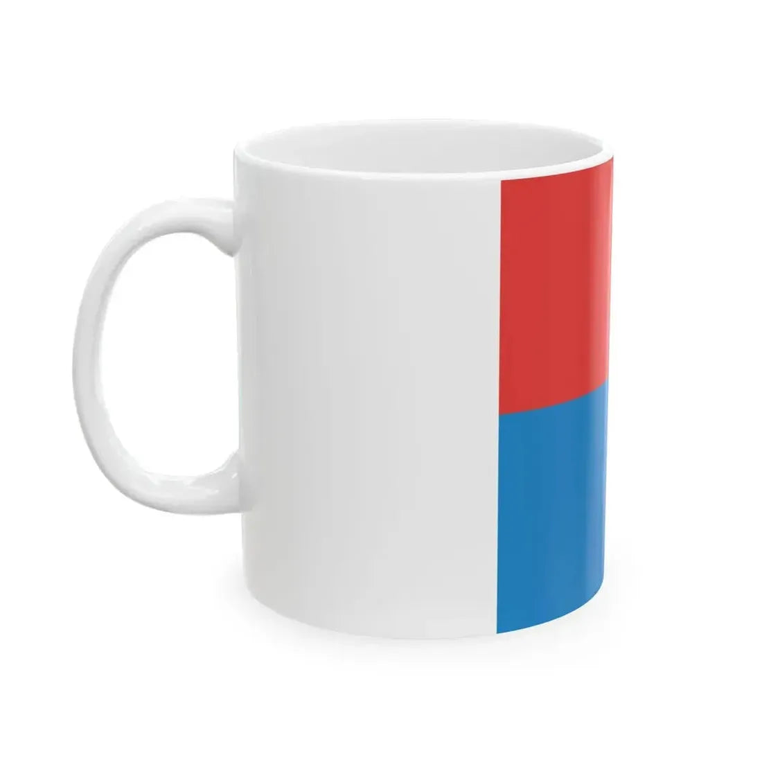 Flag of Canton of Ticino (Switzerland) White Coffee Mug - Go Mug Yourself