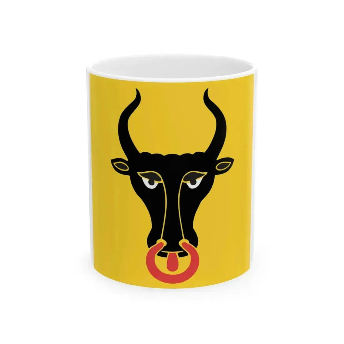 Flag of Canton of Uri alt (Switzerland) White Coffee Mug 11oz - Go Mug Yourself