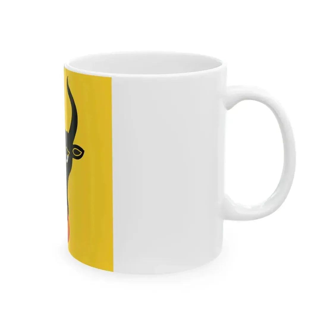 Flag of Canton of Uri alt (Switzerland) White Coffee Mug - Go Mug Yourself
