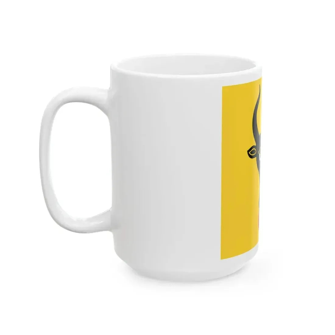 Flag of Canton of Uri alt (Switzerland) White Coffee Mug - Go Mug Yourself