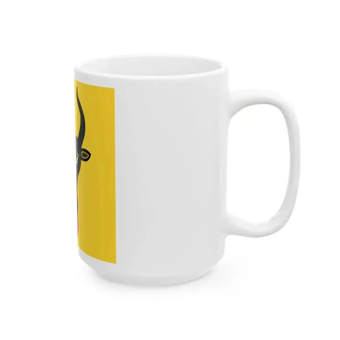 Flag of Canton of Uri alt (Switzerland) White Coffee Mug - Go Mug Yourself