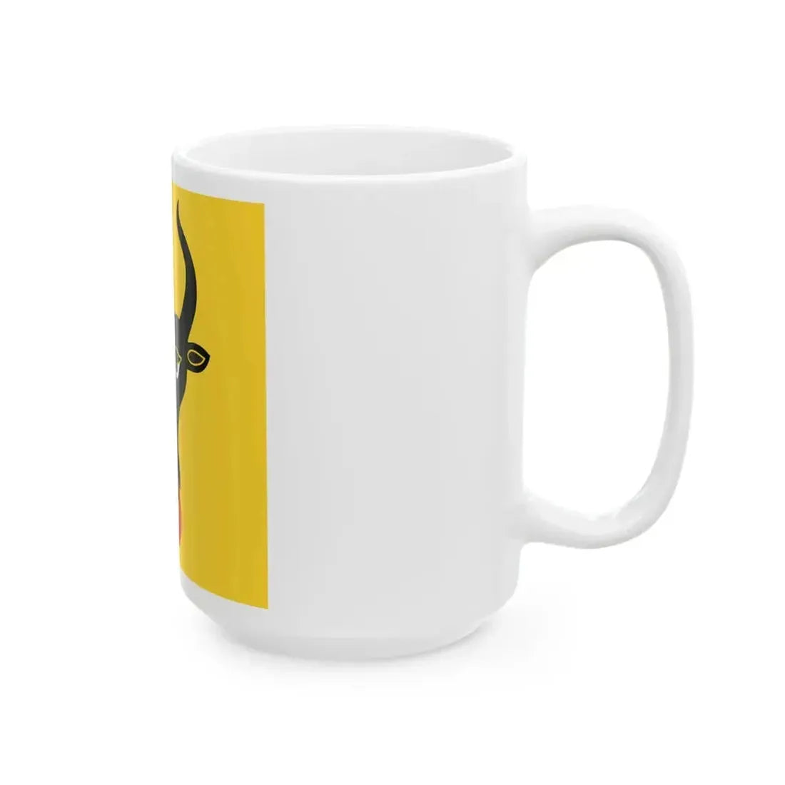 Flag of Canton of Uri alt (Switzerland) White Coffee Mug - Go Mug Yourself
