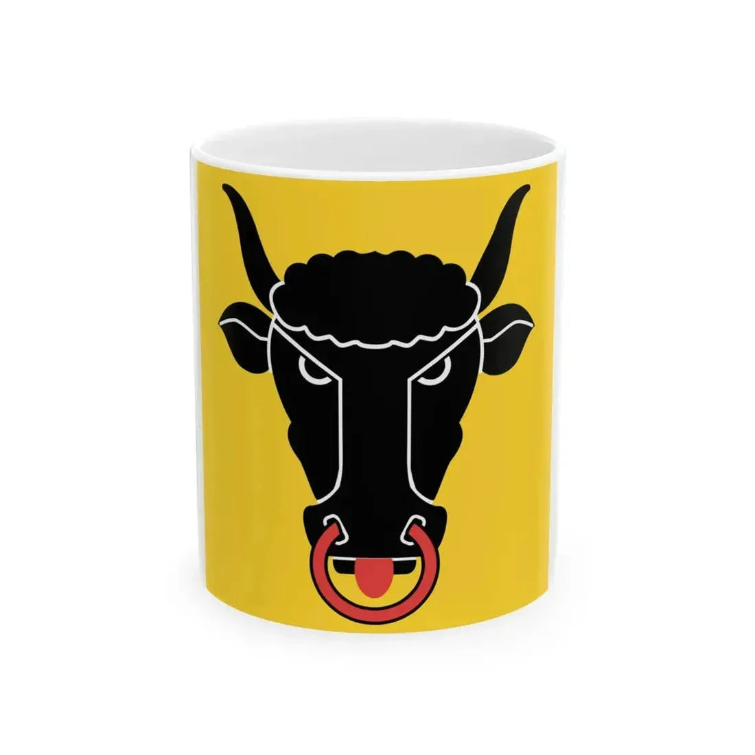 Flag of Canton of Uri (Switzerland) White Coffee Mug 11oz - Go Mug Yourself