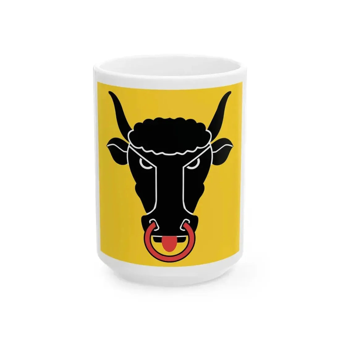 Flag of Canton of Uri (Switzerland) White Coffee Mug 15oz - Go Mug Yourself