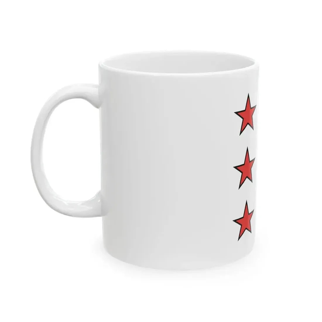 Flag of Canton of Valais 1498-1628 (Switzerland) White Coffee Mug - Go Mug Yourself