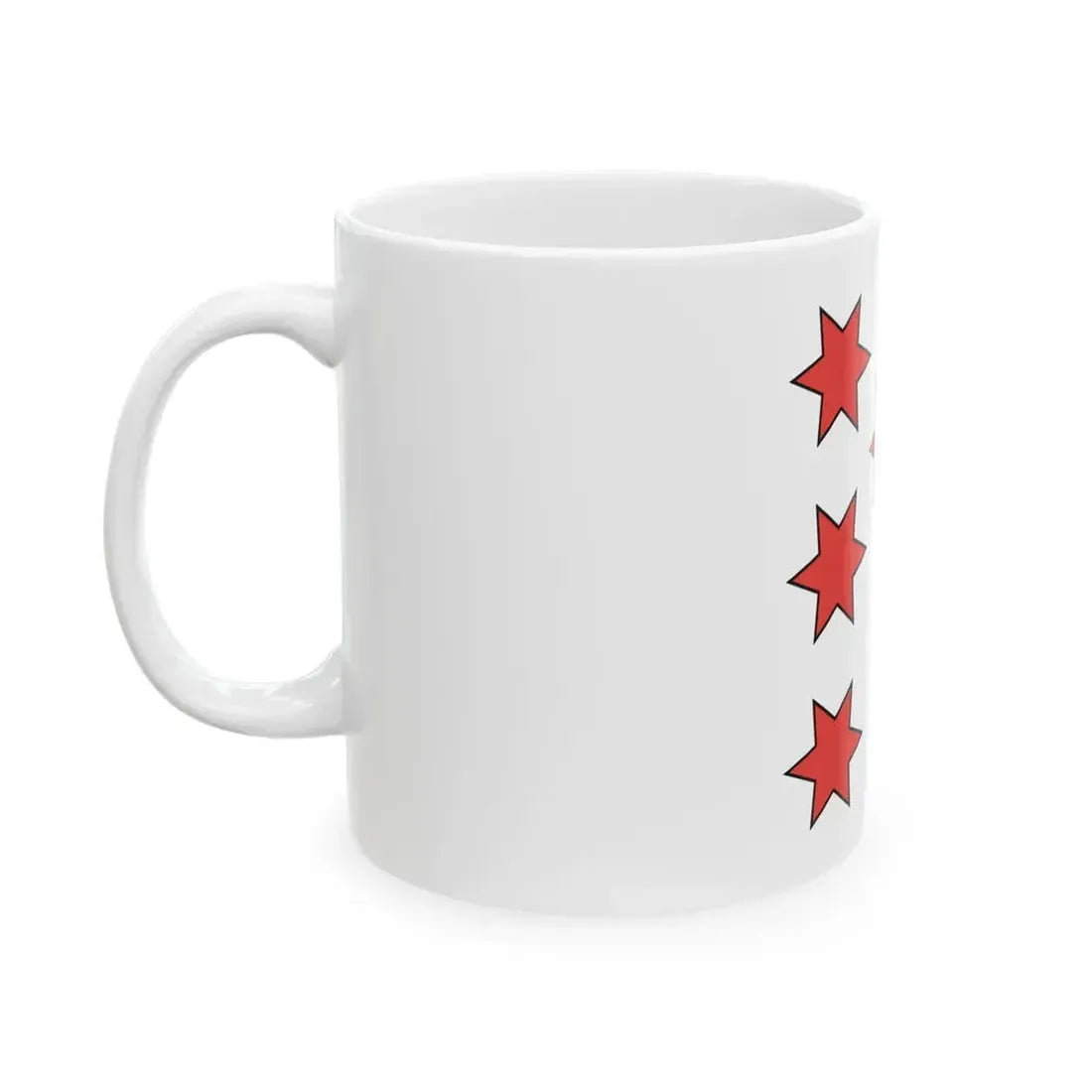 Flag of Canton of Valais 1628-1802 (Switzerland) White Coffee Mug - Go Mug Yourself