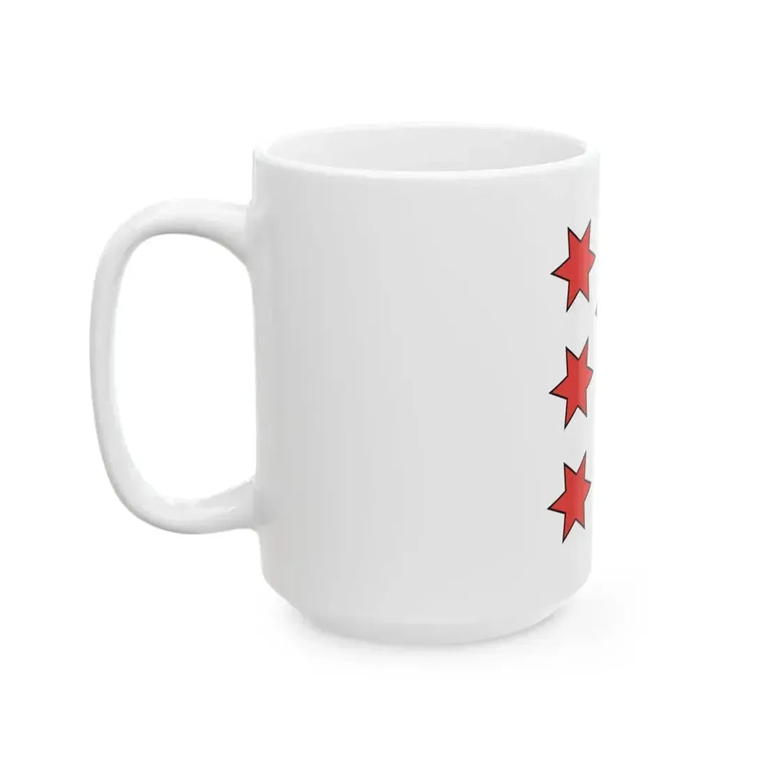 Flag of Canton of Valais 1628-1802 (Switzerland) White Coffee Mug - Go Mug Yourself