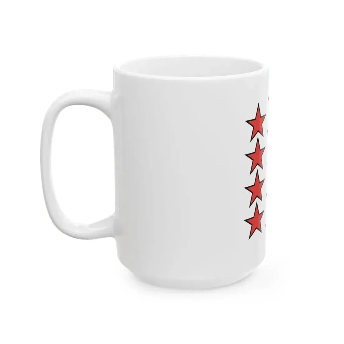 Flag of Canton of Valais (Switzerland) White Coffee Mug - Go Mug Yourself