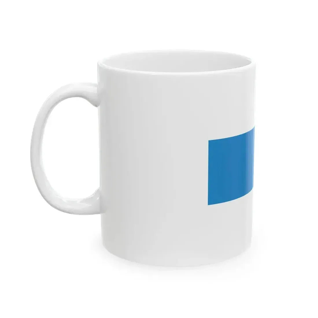 Flag of Canton of Zug (Switzerland) White Coffee Mug - Go Mug Yourself