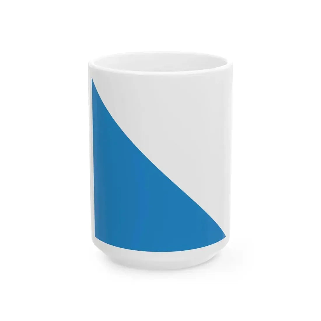 Flag of Canton of Zurich (Switzerland) White Coffee Mug 15oz - Go Mug Yourself