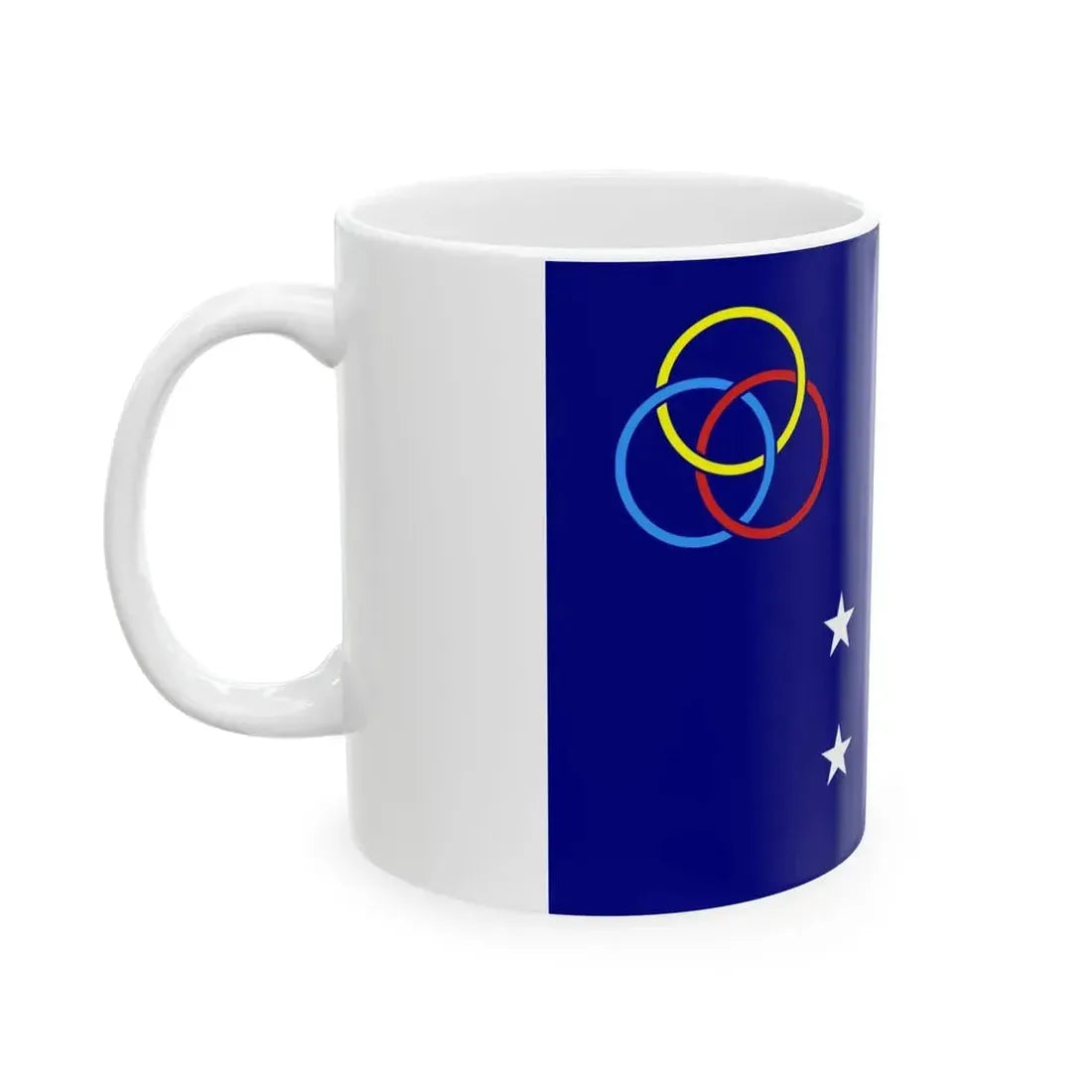 Flag of Caodaist Youth Union (Vietnam) White Coffee Mug - Go Mug Yourself