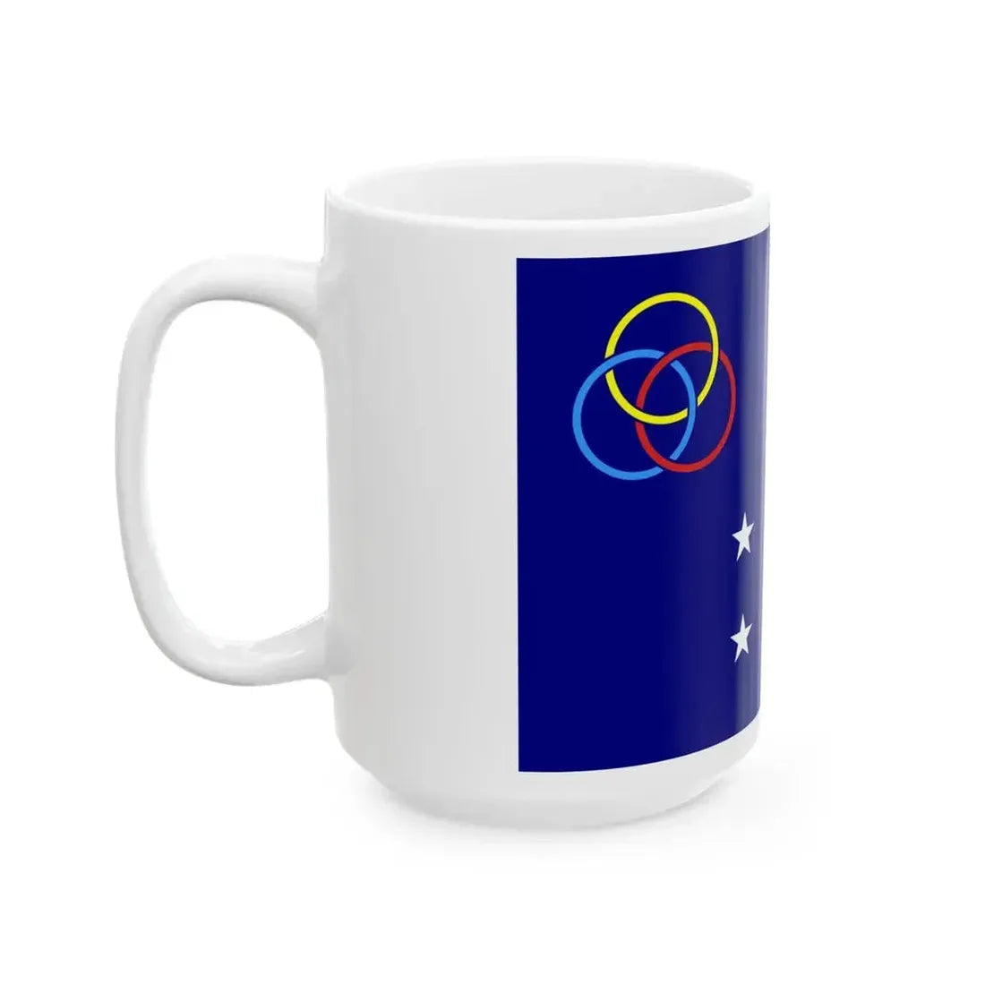 Flag of Caodaist Youth Union (Vietnam) White Coffee Mug - Go Mug Yourself