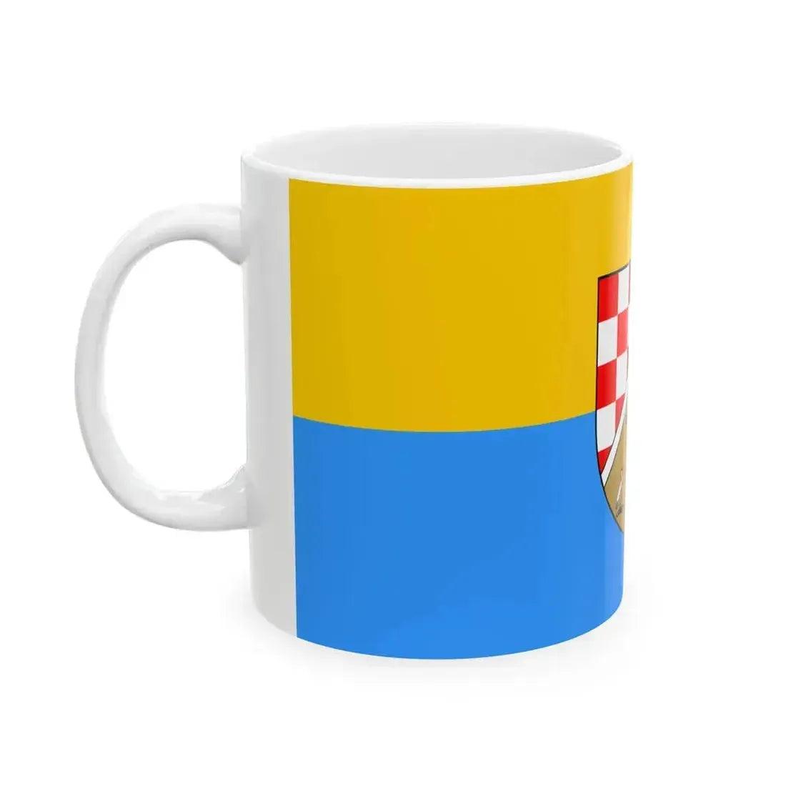 Flag of Capljina (Bosnia and Herzegovina) White Coffee Mug - Go Mug Yourself