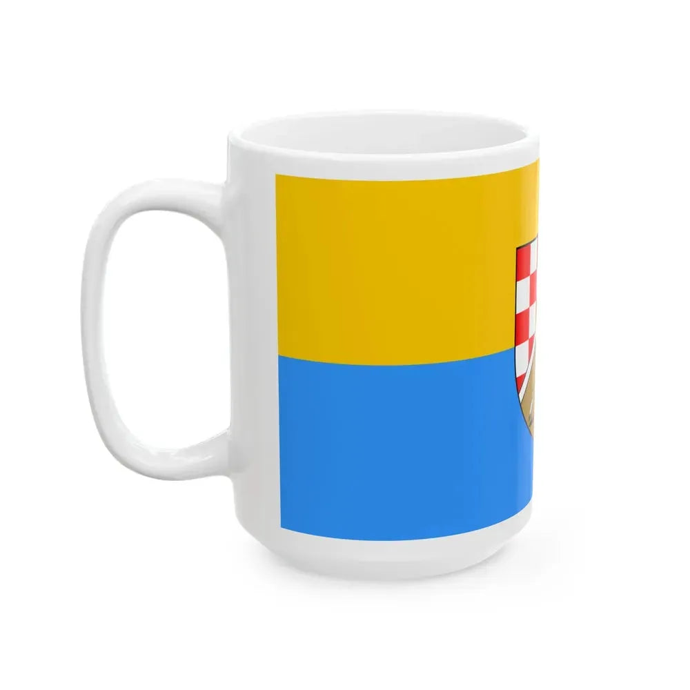 Flag of Capljina (Bosnia and Herzegovina) White Coffee Mug - Go Mug Yourself