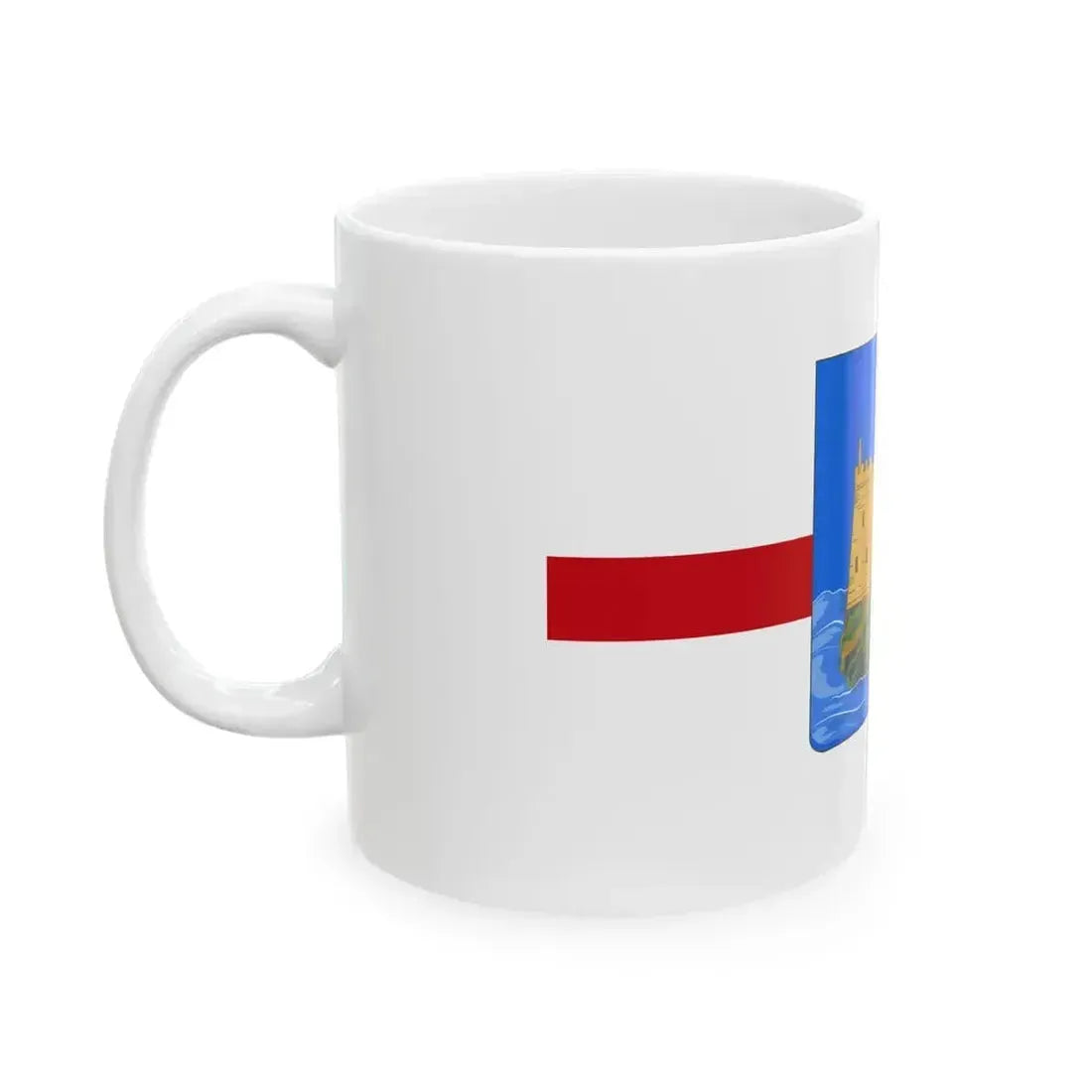 Flag of Capraia Isola (Italy) White Coffee Mug - Go Mug Yourself