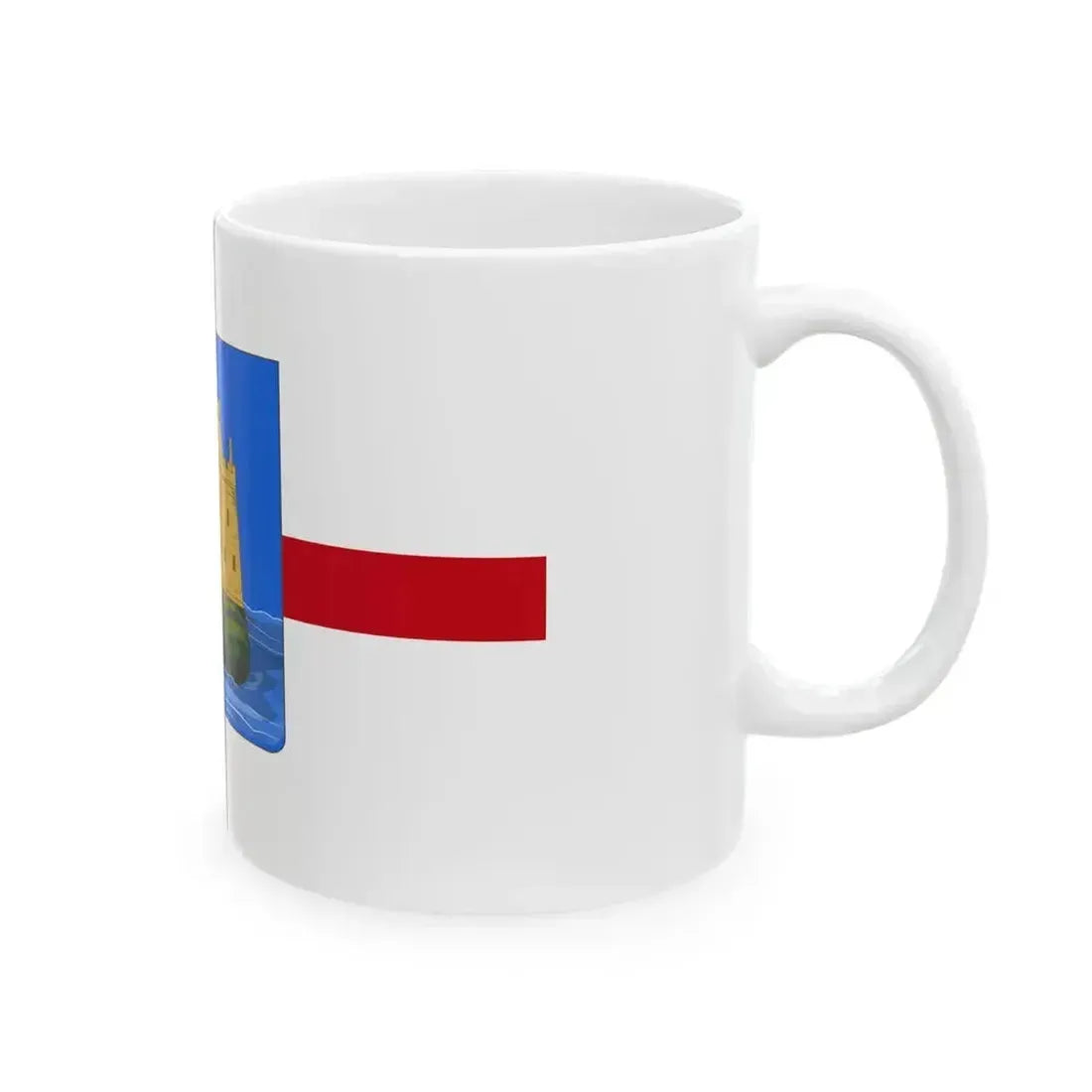 Flag of Capraia Isola (Italy) White Coffee Mug - Go Mug Yourself