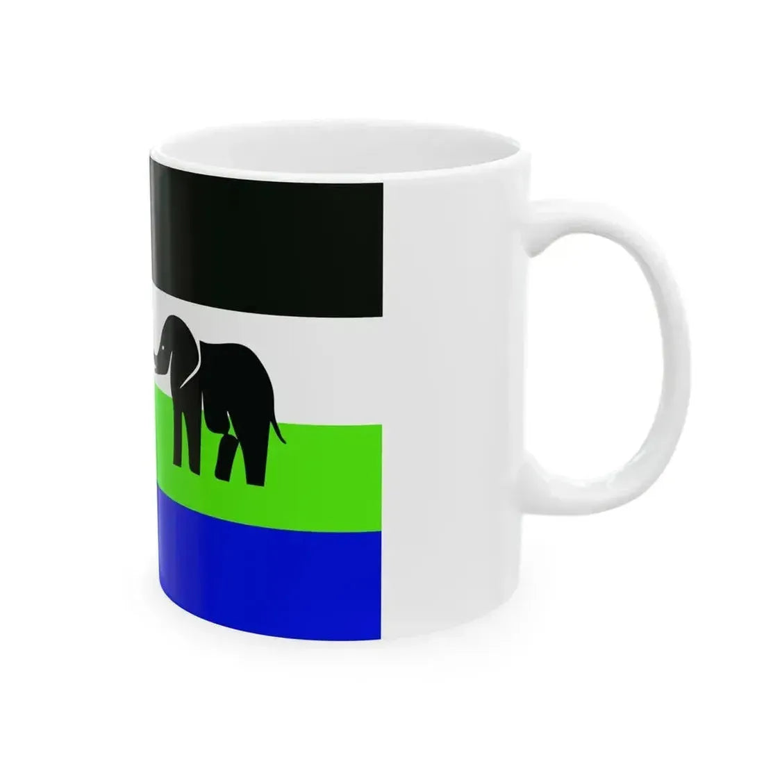 Flag of Caprivi Strip (Namibia) White Coffee Mug - Go Mug Yourself