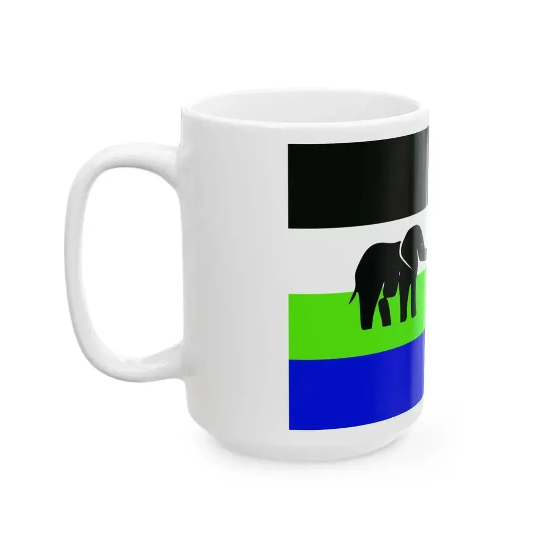 Flag of Caprivi Strip (Namibia) White Coffee Mug - Go Mug Yourself