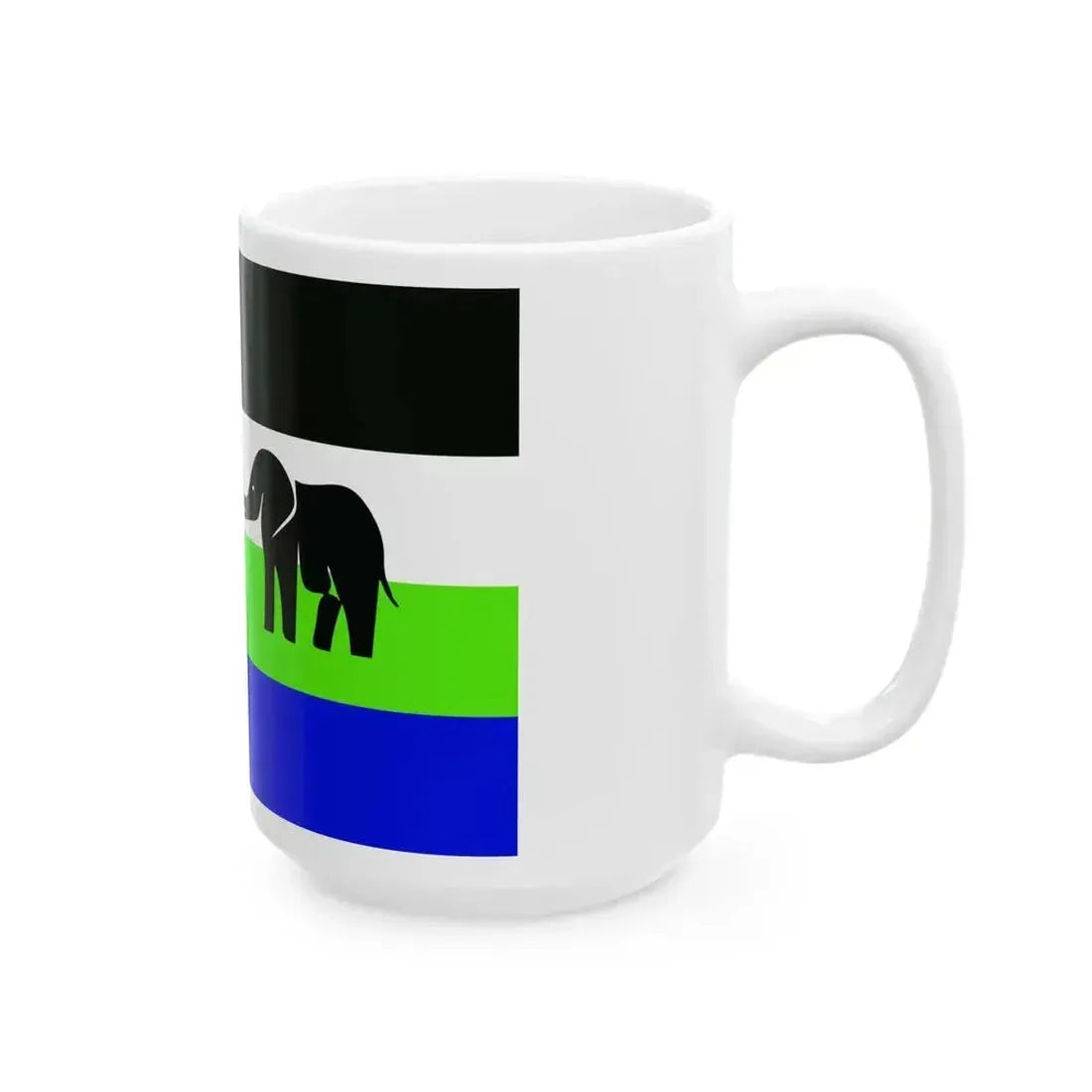 Flag of Caprivi Strip (Namibia) White Coffee Mug - Go Mug Yourself